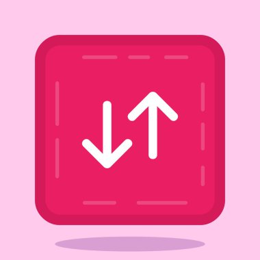 Yön işareti. Vektör illüstrasyonu