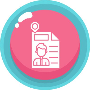 Moda biçimi izole edilmiş arkaplanda iş görüşmesi simgesi