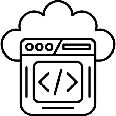 tarayıcı web simgesi, vektör illüstrasyonu