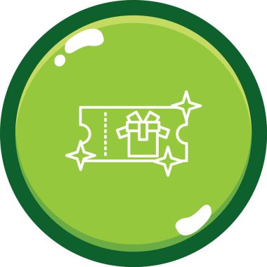 Moda stili izole edilmiş arkaplanda hediye kutusu simgesi