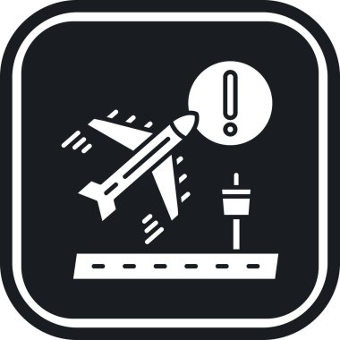 Moda tarzında izole edilmiş uçak simgesi