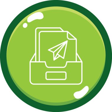 Modern bir bilgisayar simgesinin vektör çizimi