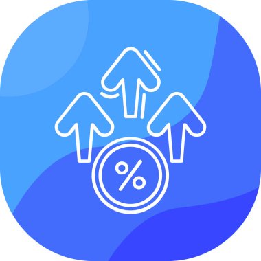 İndirim simgesi, vektör illüstrasyonu