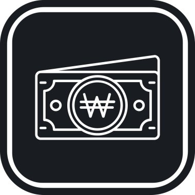 vektör para simgesi illüstrasyonu