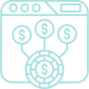 Nakit. Web simgesi basit tasarım