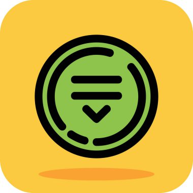 Modern simgenin vektör illüstrasyonu