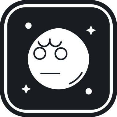 yabancı yüz vektör simgesi