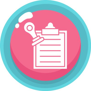 Belge. Web simgesi basit tasarım