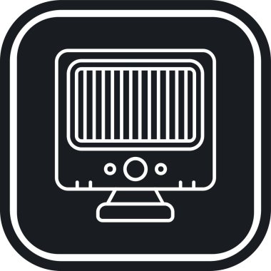 Fırın. Web simgesi basit tasarım