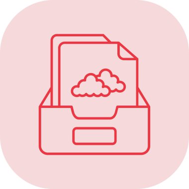 dosya dizini vektör illüstrasyonu