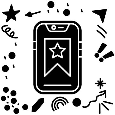 Cep telefonu vektör çizgisi simgesi beyaz arkaplanda izole edildi. Infographic, web sitesi veya uygulama için cep telefonu simgesi tasarımı. Ölçeklenebilir ve ızgara sisteminde dizayn edilebilir