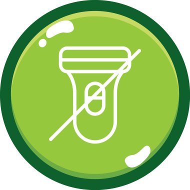 Yeşil çay poşetinin vektör çizimi