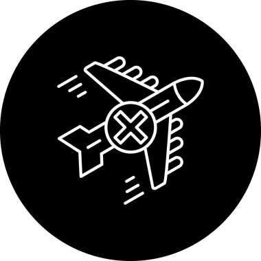 Uçak. Web simgesi basit illüstrasyon