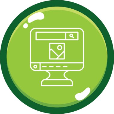 Kredi kartı olan bir laptop, online alışveriş konsepti, vektör illüstrasyonu