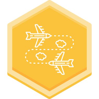 Uçak. Web simgesi basit illüstrasyon