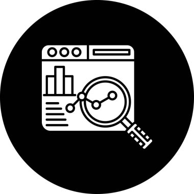 seo modern simgesinin vektör illüstrasyonu