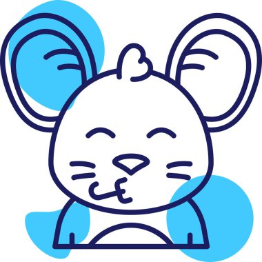 Hayvan. Web simgesi basit illüstrasyon