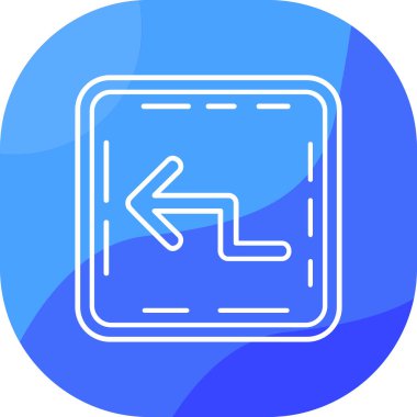 Yön. Web simgesi basit illüstrasyon