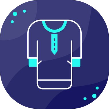 Kıyafetler. Web simgesi basit illüstrasyon