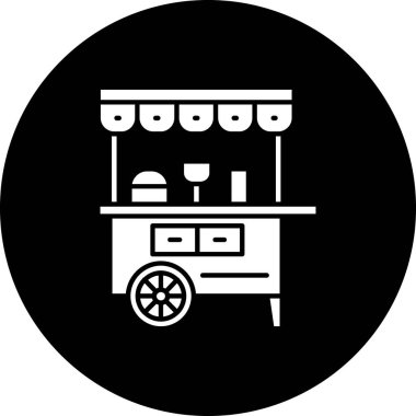 Kahve simgesinin vektör illüstrasyonu