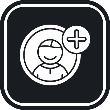 Haçı olan bir adamın vektör çizimi