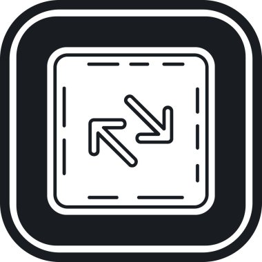 Ok. Web simgesi basit illüstrasyon