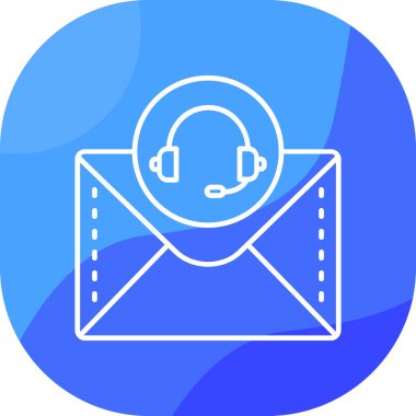 E-posta. Web simgesi basit illüstrasyon