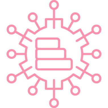 Düğün pastası. Web simgesi basit illüstrasyon