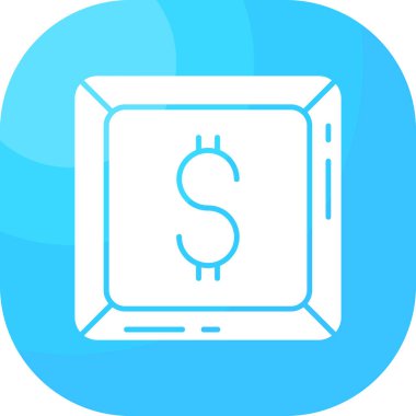 Dolar simgesi vektör illüstrasyonu