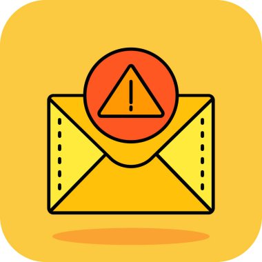 zarf simgesi vektör illüstrasyonu