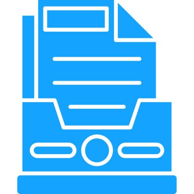 Dosya. Web simgesi basit illüstrasyon