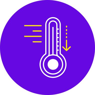 termometre simgesi vektör illüstrasyonu