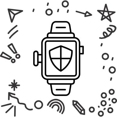 Modern b 'nin vektör illüstrasyonu eksik simgesi