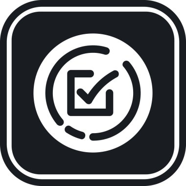 vektör onay işareti simgesi