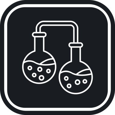 Mataranın vektör simgesi. biçim düz sembol, yuvarlak açılar, gri arkaplan, beyaz arkaplan.