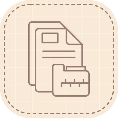 dosya belgesi vektör illüstrasyonu