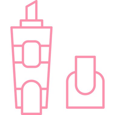 Parfüm. Web simgesi basit illüstrasyon