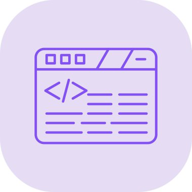 Web simgesi, vektör illüstrasyonu