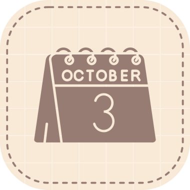 Takvim simgesinin vektör illüstrasyonu