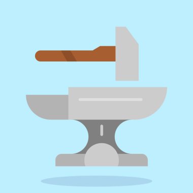 Musluk düz simge vektör çizim