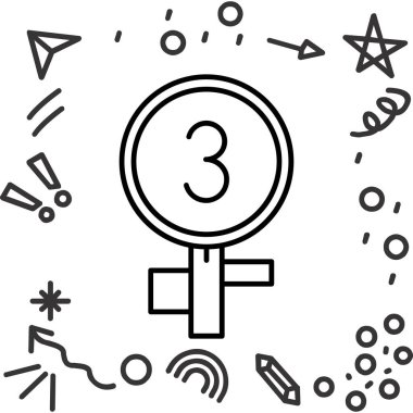 Beyaz arka planda izole edilmiş kurdele ikonlu kara büyü topu. Kristal küre. daire