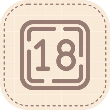 Takvim simgesi vektör illüstrasyonu