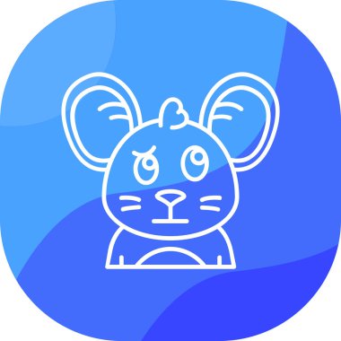 hayvan simgesi vektör illüstrasyonu