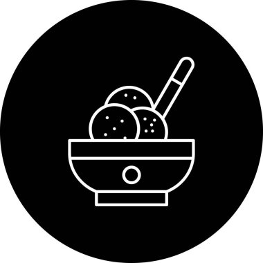 Bir besin simgesinin vektör illüstrasyonu