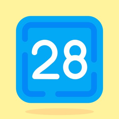 takvim web simgesi basit tasarım