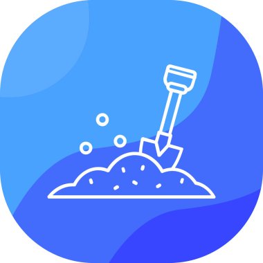 kova kürek renk vektör çizimi