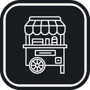 yiyecek ve içecek vektör simgesi