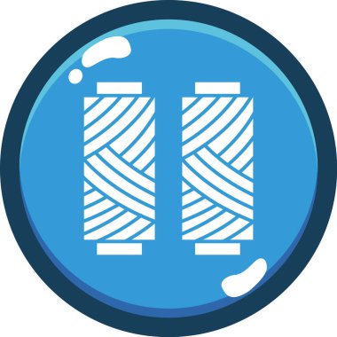 Doldurulmuş dış hat biçiminde Yunanca sütun simgesi