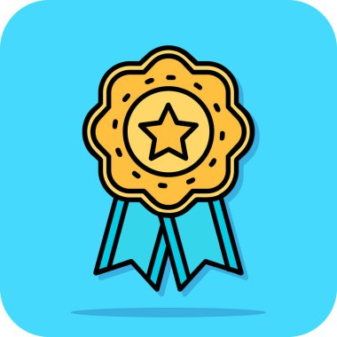 Ödül. Web simgesi basit illüstrasyon