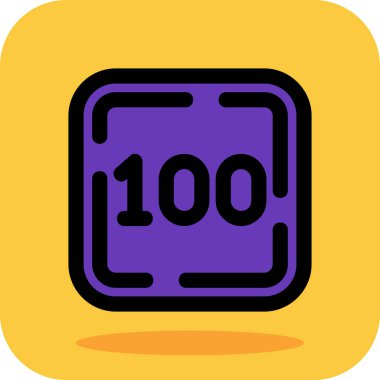 Beyaz arka planda izole edilmiş Amerikan futbolu ikonu. vektör kare düğmesi